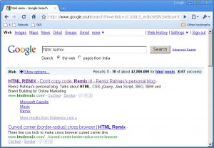 Google site links Google site links
